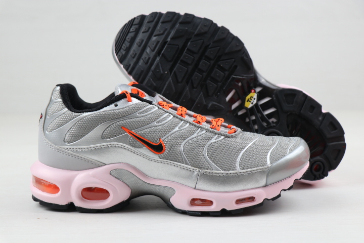 Nike Air Max PLUS Silver Grey Orange Black For Women